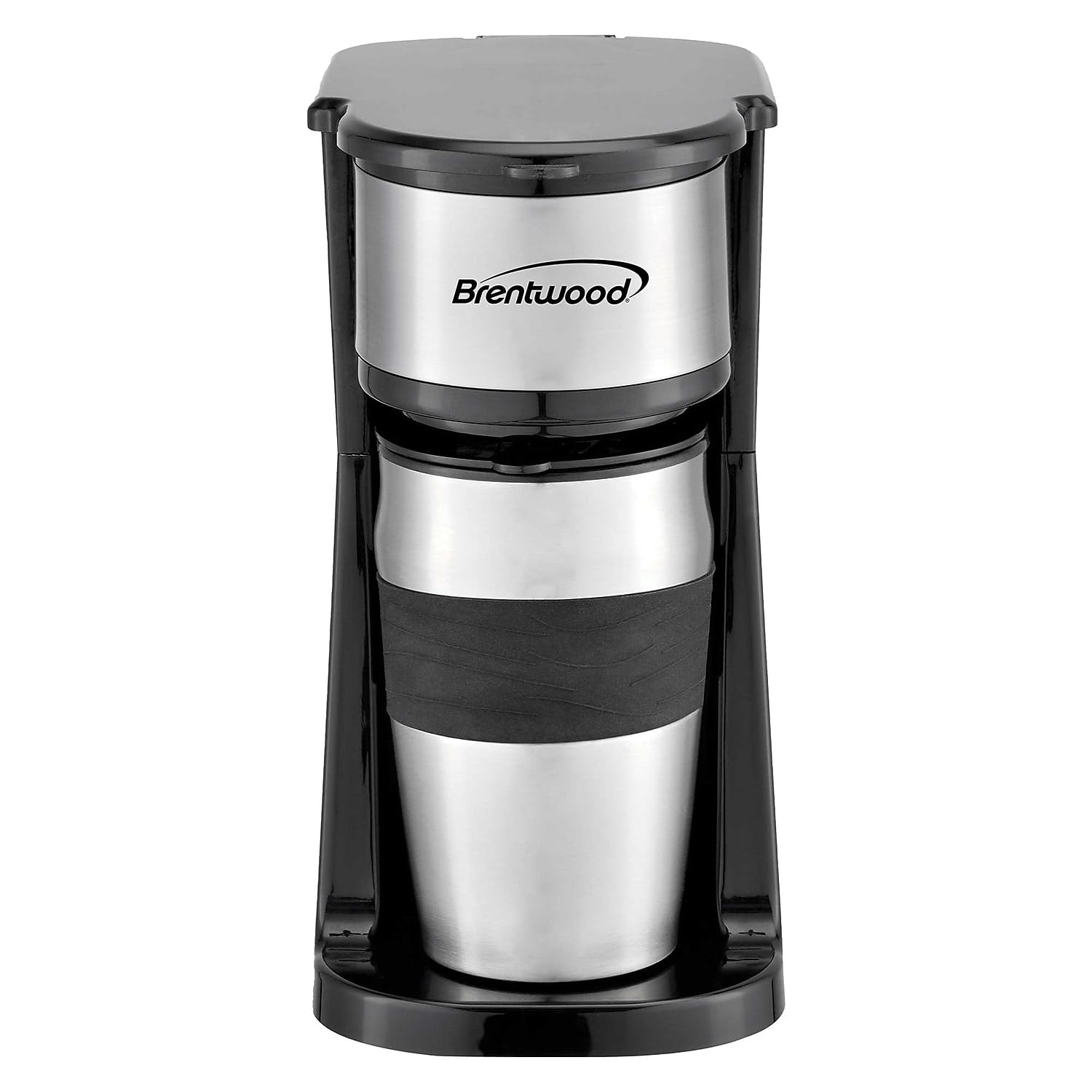 Brentwood TS-113BK 12-Cup Programmable Coffee Maker with Auto Shut-Off - Black - Perfect for Home, Office, and Dorm Use