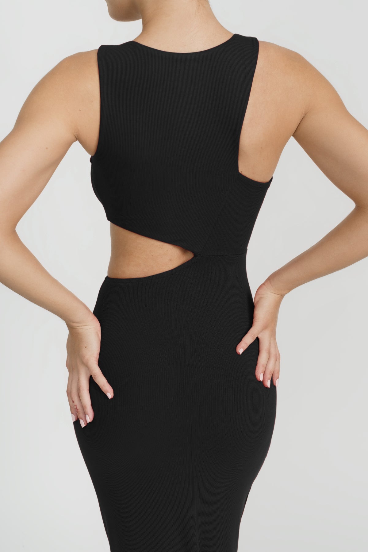 Lottie Maxi Dress for Women - Flowy Long Summer Dress with Pockets - Jet Black | Perfect for Beach Vacations, Date Nights & Casual Outings
