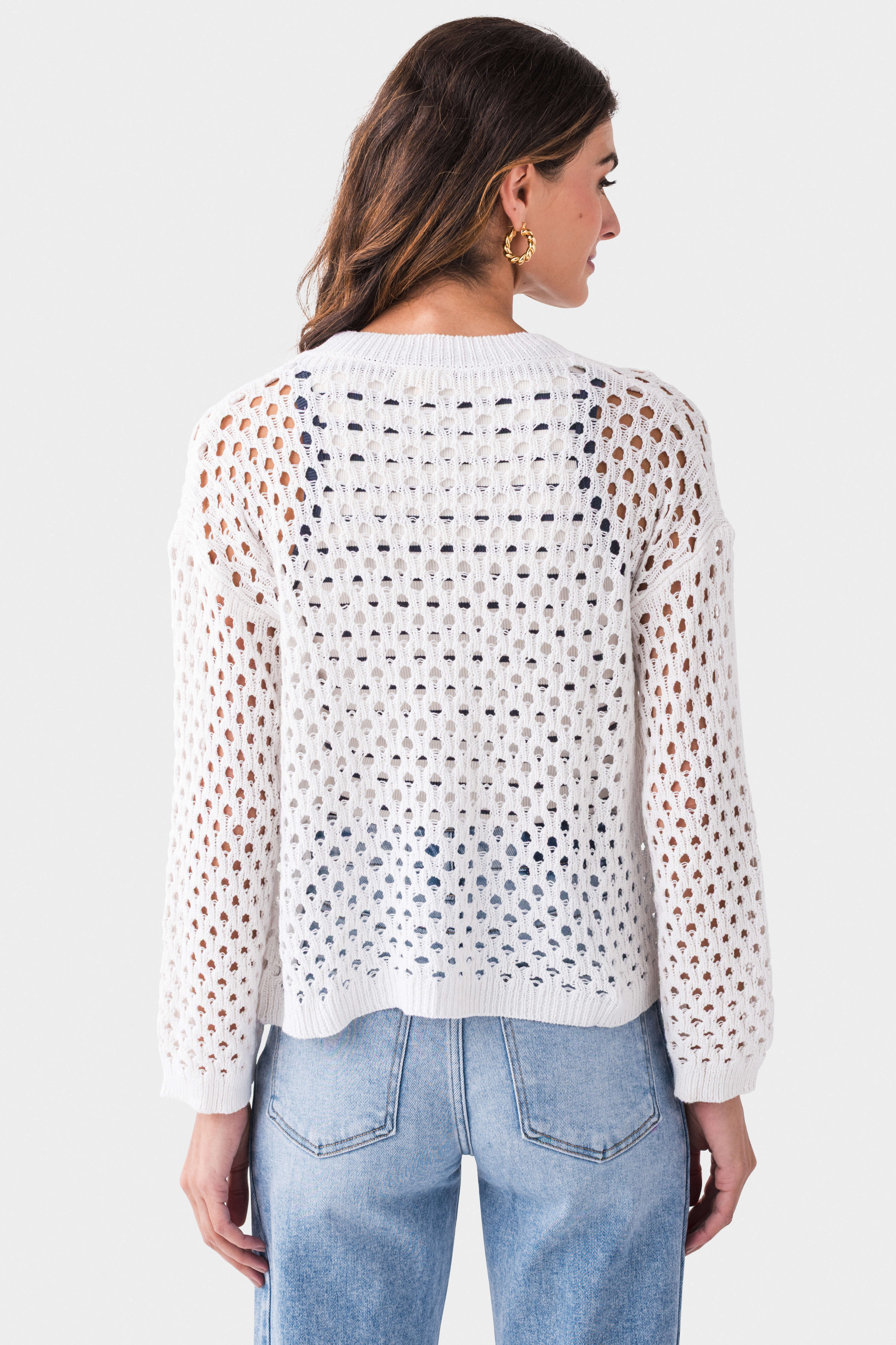 Jodifl Women's Knit Beach Cardigan - Lightweight Open Front Cover Up for Summer, Vacation & Poolside Relaxation