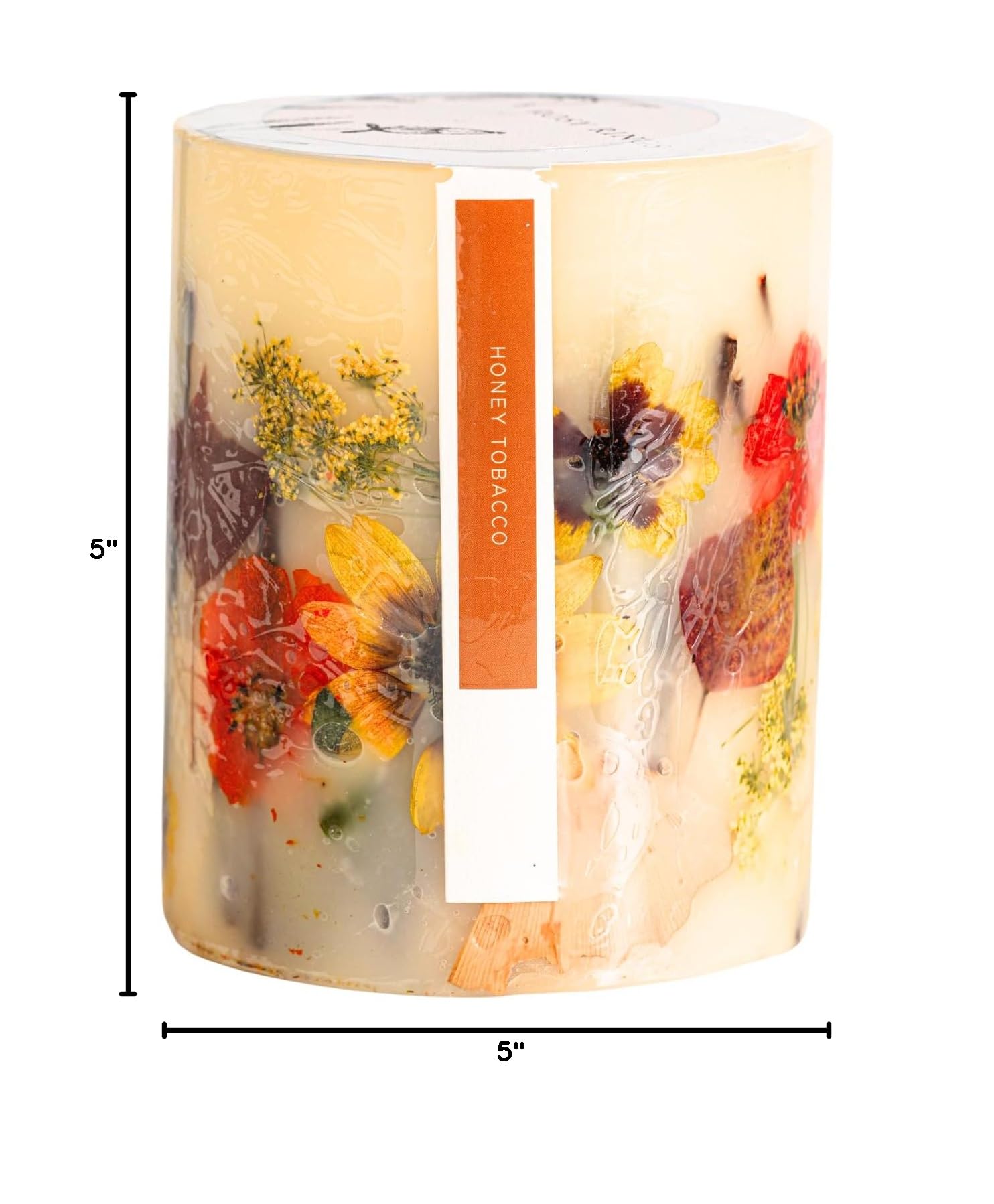 Rosy Rings Honey Tobacco Candle - Aromatherapy & Home Decor for Relaxation