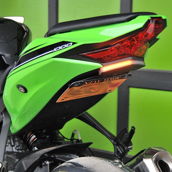 Kawasaki ZX10R Fender Eliminator Kit for 2016-2020 Models - Lightweight Tail Tidy License Plate Relocator for Motorcycle Customization & Street Legal Compliance