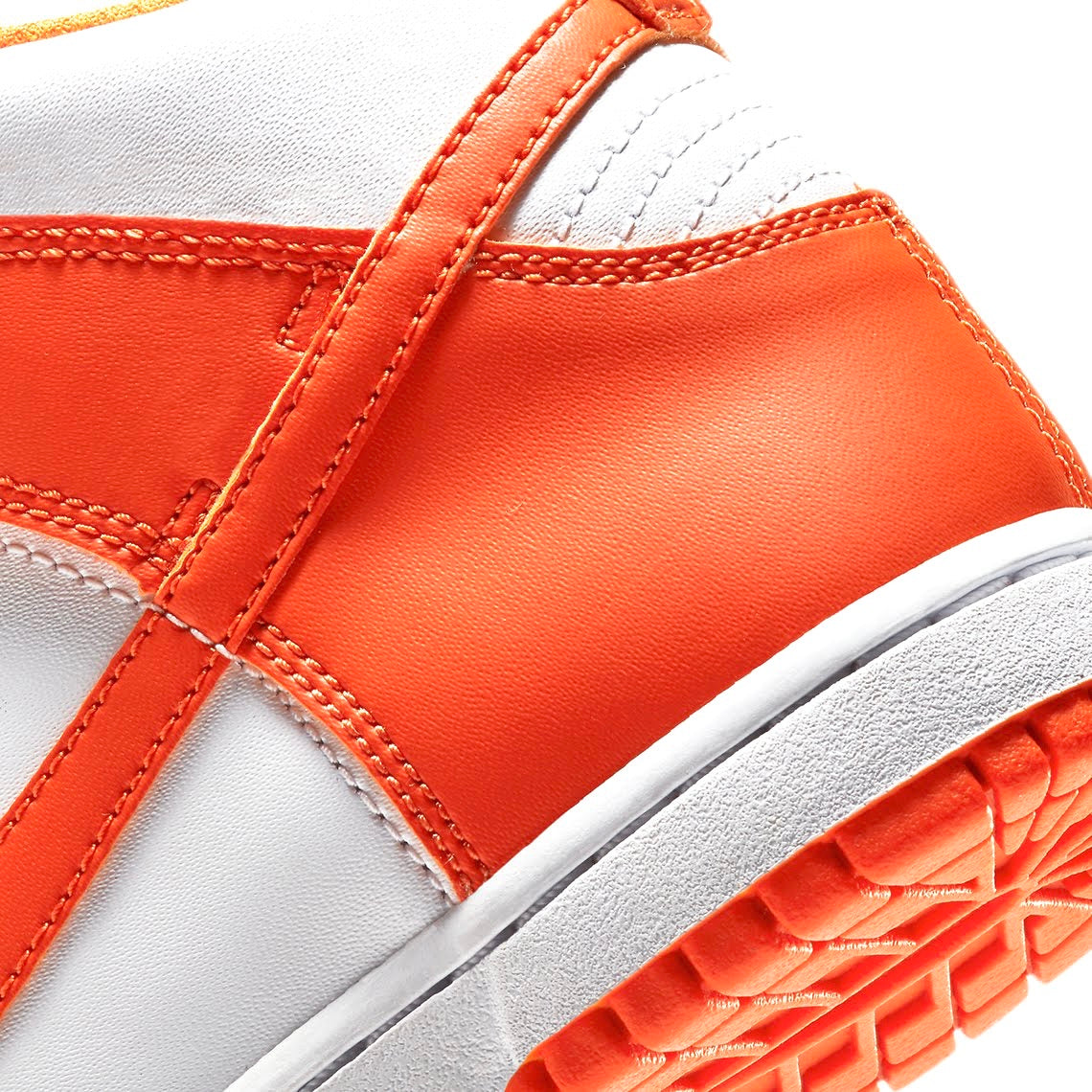 Nike Dunk High Retro GS Syracuse White Orange Blaze White Sneakers - Stylish Basketball Shoes for Women & Girls - Perfect for Casual Wear, Street Fashion & Sports