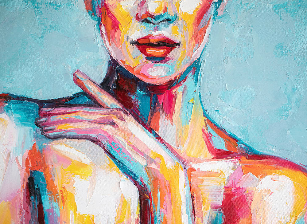 Designwalls 2 Acrylic Girl Wall Art - Modern Home Decor for Bedroom, Living Room & Office - Perfect for Girls Room & Teen Decor