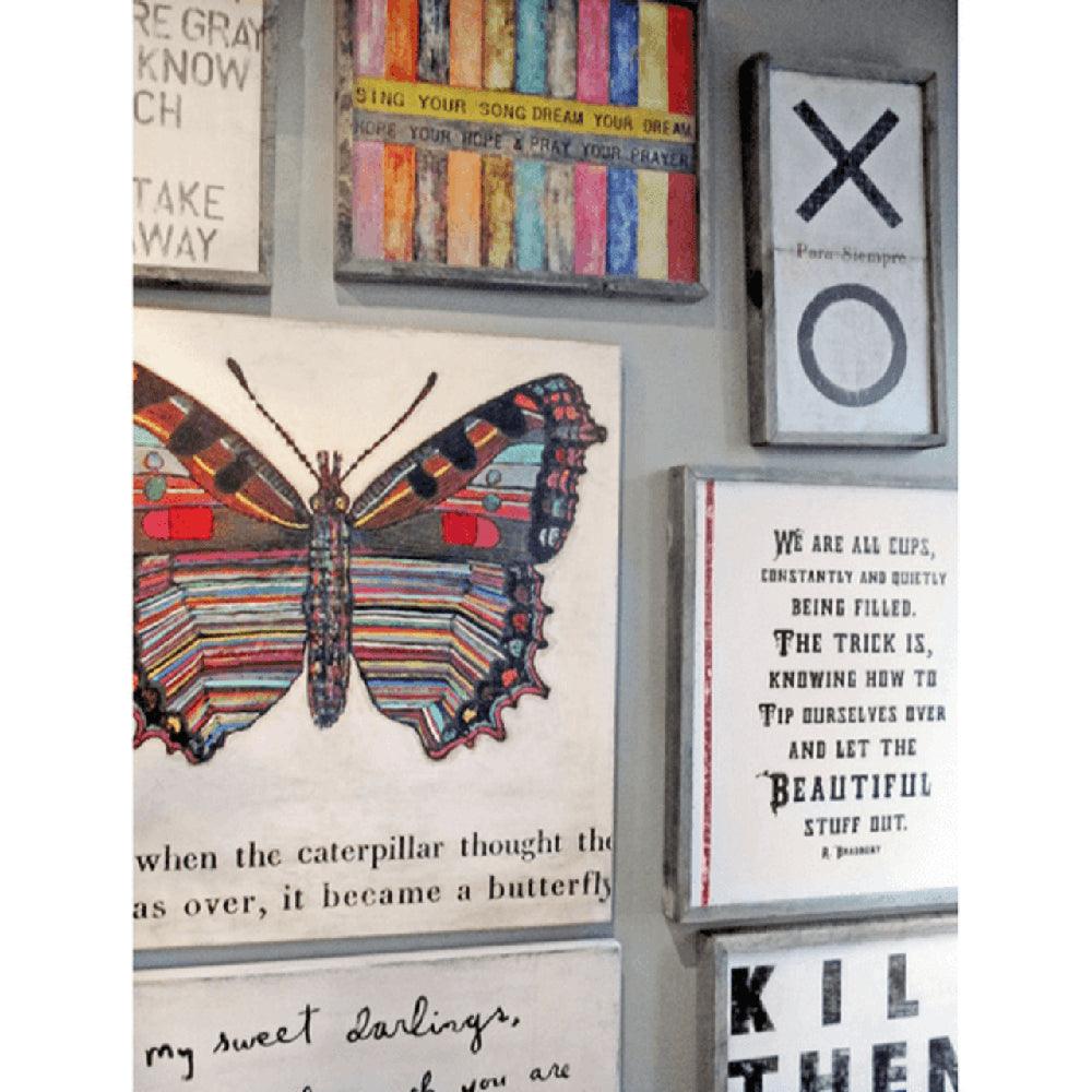 Butterfly Gallery Wrap Canvas Art Print - Stunning Handmade Wall Decor for Living Room, Bedroom & Office