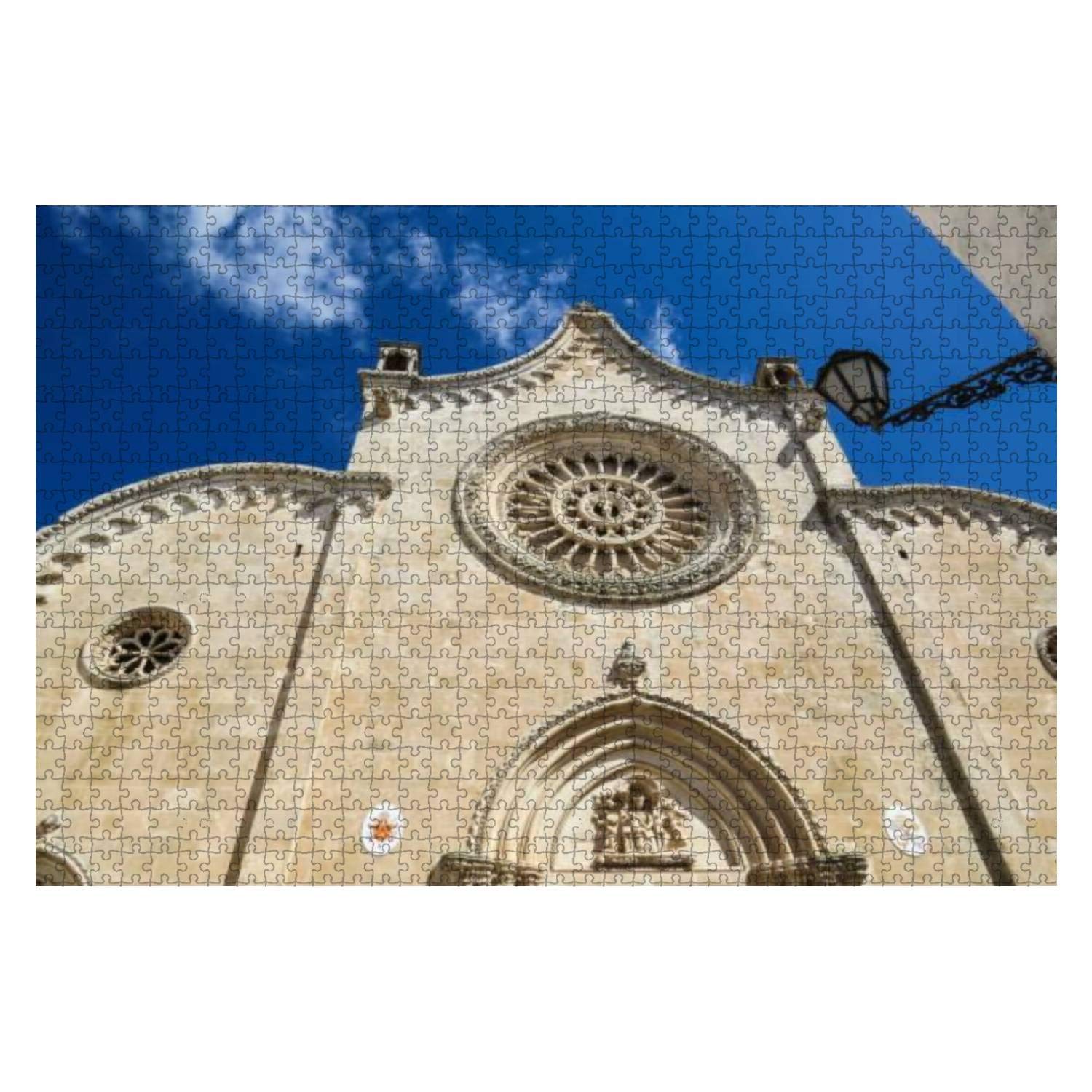 500-Piece Ostuni Puglia Italia Jigsaw Puzzle for Adults & Kids - Large Wooden Puzzle, Educational Toy, Creative Game, Home Decor - Perfect for Family Bonding, Stress Relief & Living Room Decor