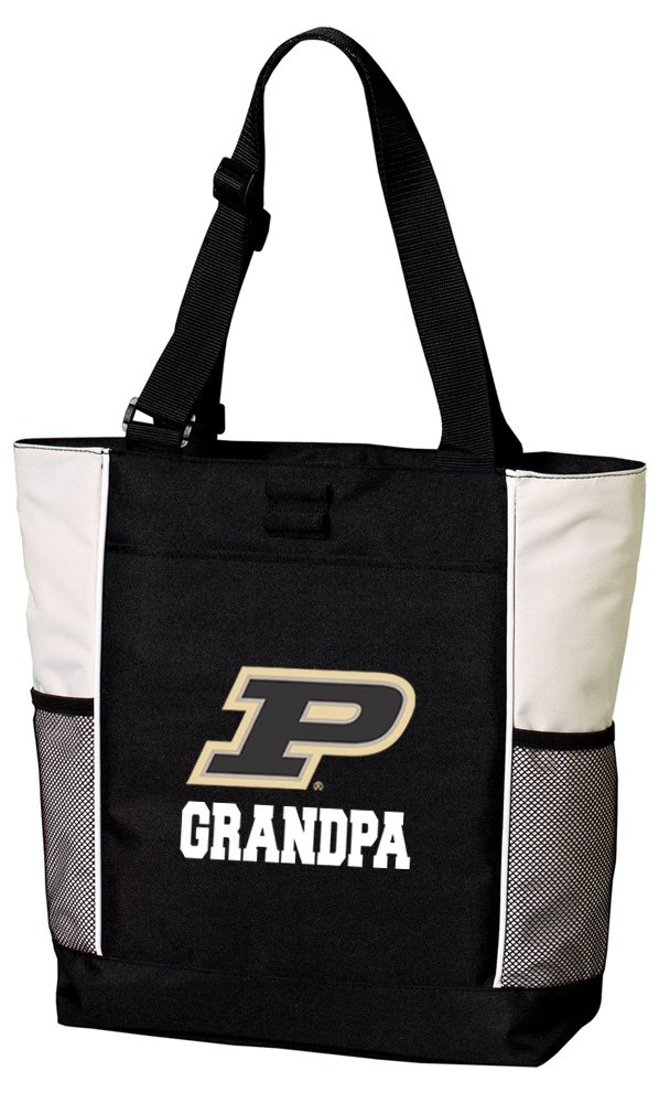 Purdue University Grandpa Tote Bag - Durable Canvas Shopper for College, Beach, Pool & Travel - Perfect for Campus Life, Groceries & Vacation Essentials