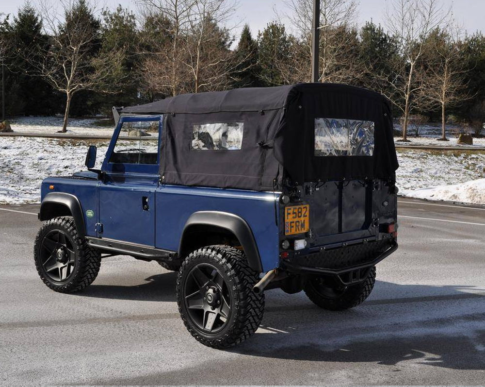 4pc Smoked LED Rear Turn Signal Brake Tail Light Kit for Land Rover Defender 2 & 3 - Upgrade Your Off-Road Vehicle with Durable, High-Visibility Lighting for Night Driving and Adventure