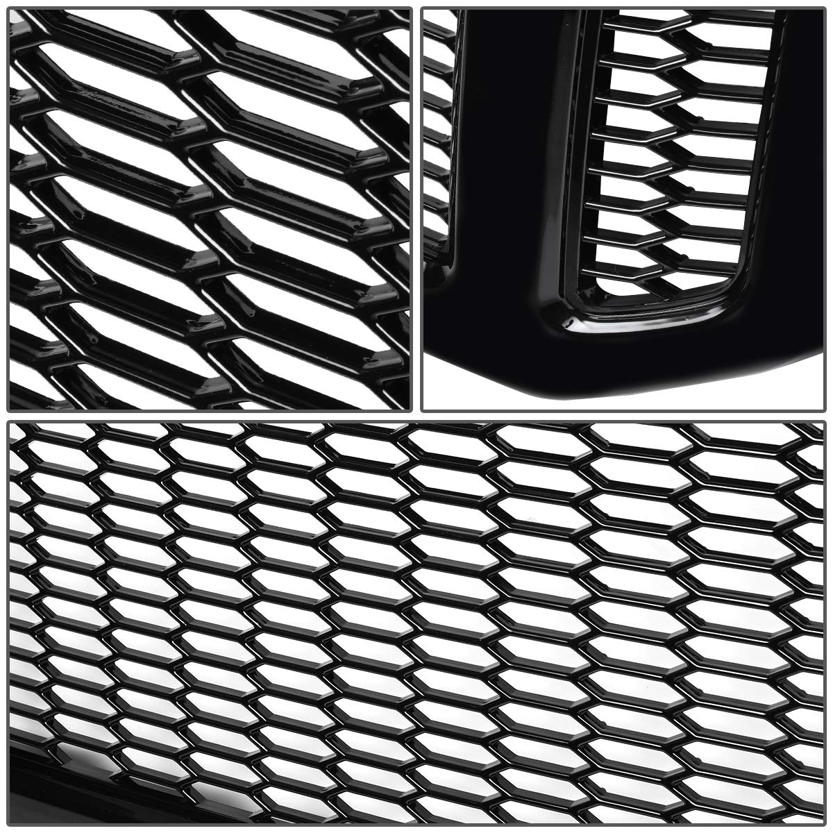 3D LED DRL Headlights & Grille Set for Ford F250-F550 05-07 - Black for Off-Road & Custom Builds