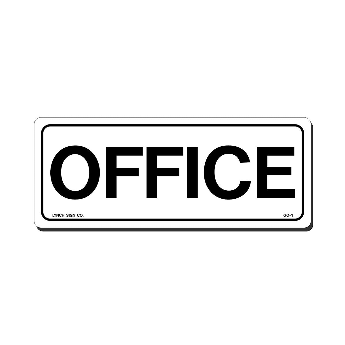 10 x 4 Office Sign - Professional Door Sign for Business, Office Name Plate - Perfect for Corporate Offices, Reception Areas & Workplace Identification