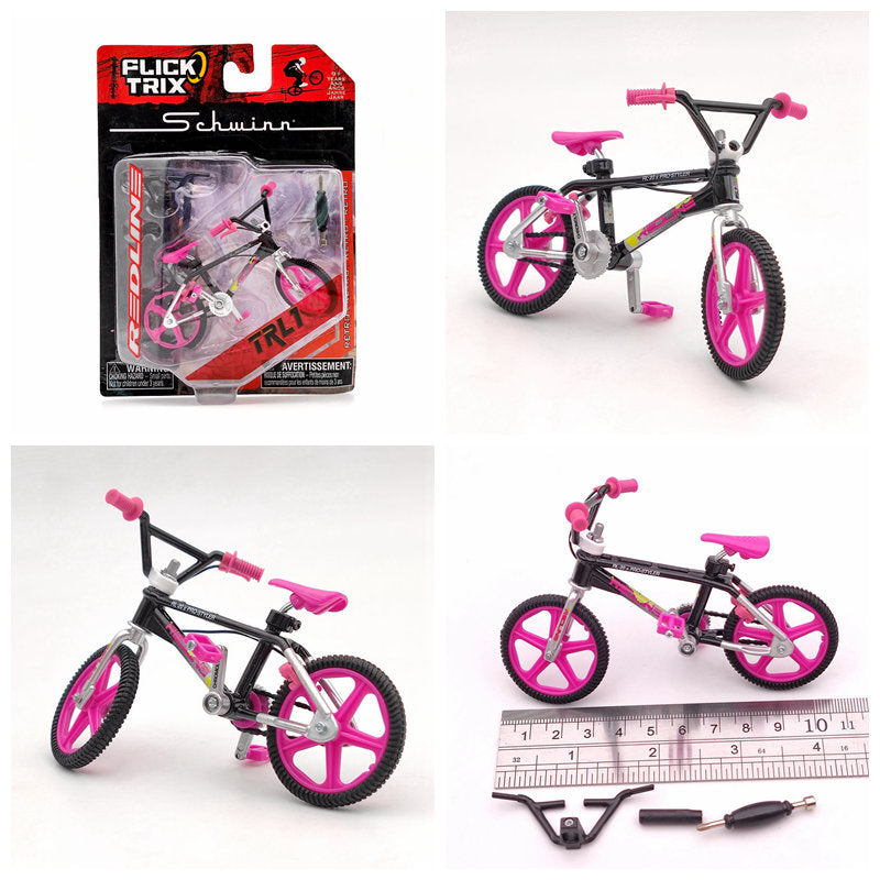 Premium Finger Bike FLICK TRIX Mini BMX Diecast Model Toy - Collectible Miniature Bicycle for Kids & Adults - Perfect for Office Desk Decor, Stress Relief, and Gift Giving