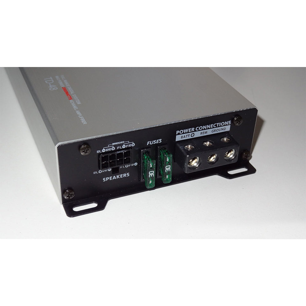 NESA TD 48 2000W 4 Channel Micro Amplifier - Professional Mini Power Amp for Car Audio, Home Theater & DJ Setup - Compact High Power Sound System for Vehicles, Studio & Live Performances