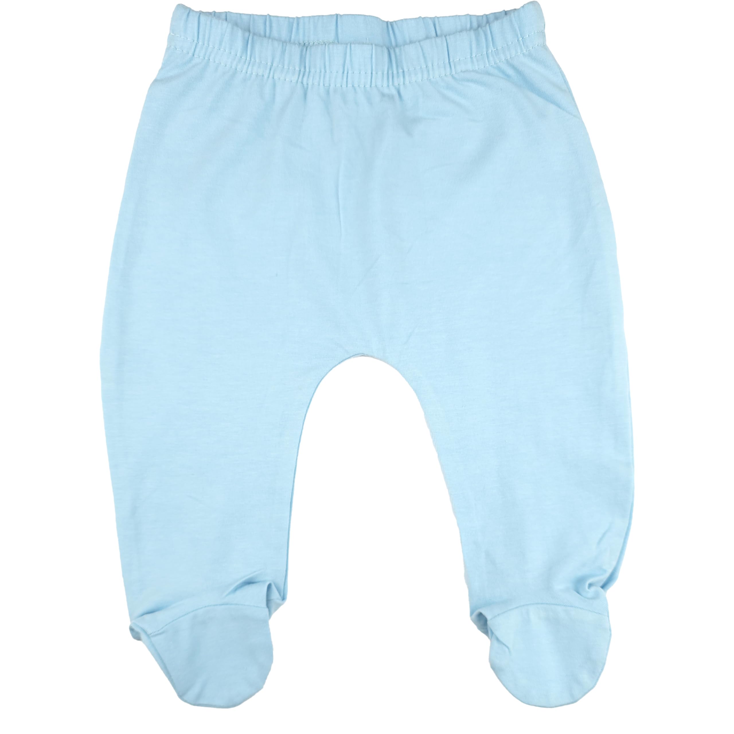 123 Bear Baby Soft Cotton Spandex Footed Pants for Newborns & Infants - Cozy & Stretchy Sleepwear for Daycare, Playtime & Nap Time