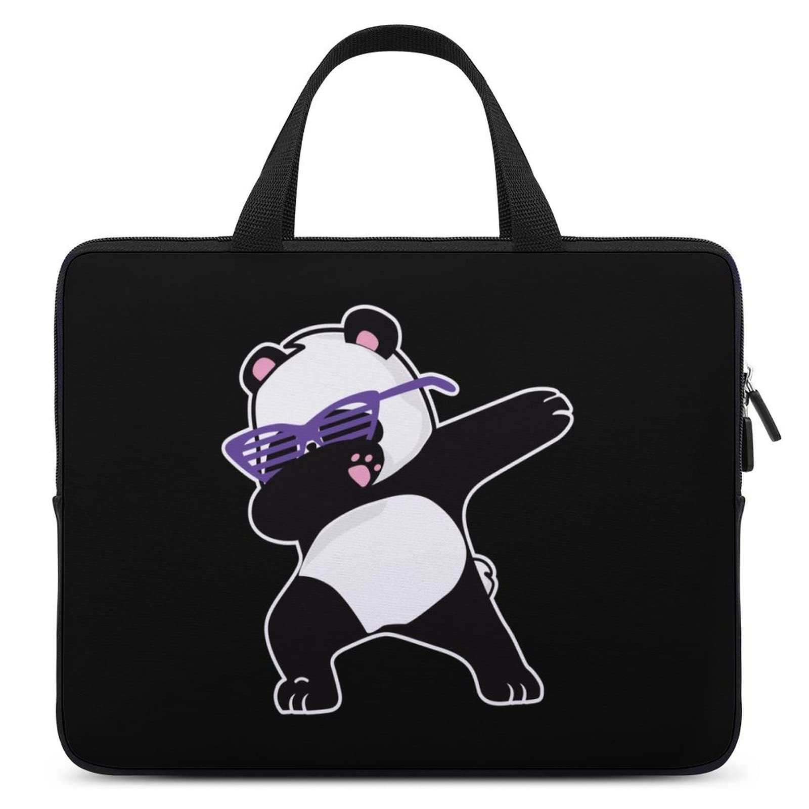Dabbing Panda Waterproof Laptop Bag - Slim Business Casual Briefcase for Work, Travel, and Everyday Use