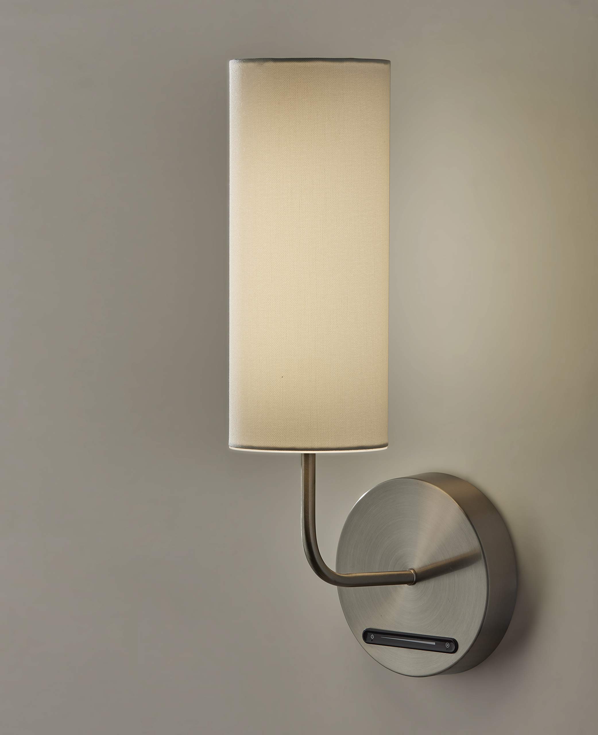 Adesso Smart Home Circadian LED Wall Light with Smart Switch - Alexa Compatible, Certified for Humans Device - Perfect for Bedroom, Living Room & Home Automation
