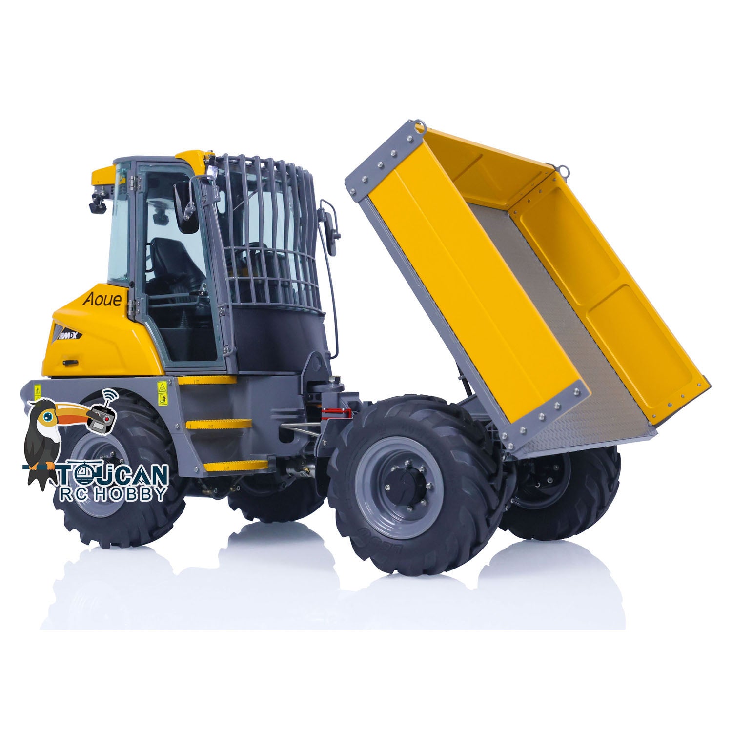 LESU 1/14 Scale Metal 4x4 RC Hydraulic Dump Truck with 6MDX-B Remote Control - Construction Vehicle Toy for Adults, DIY Model Kit for Off-Road Play & Collection (Ideal for Construction Site Simulation & RC Hobbyists)