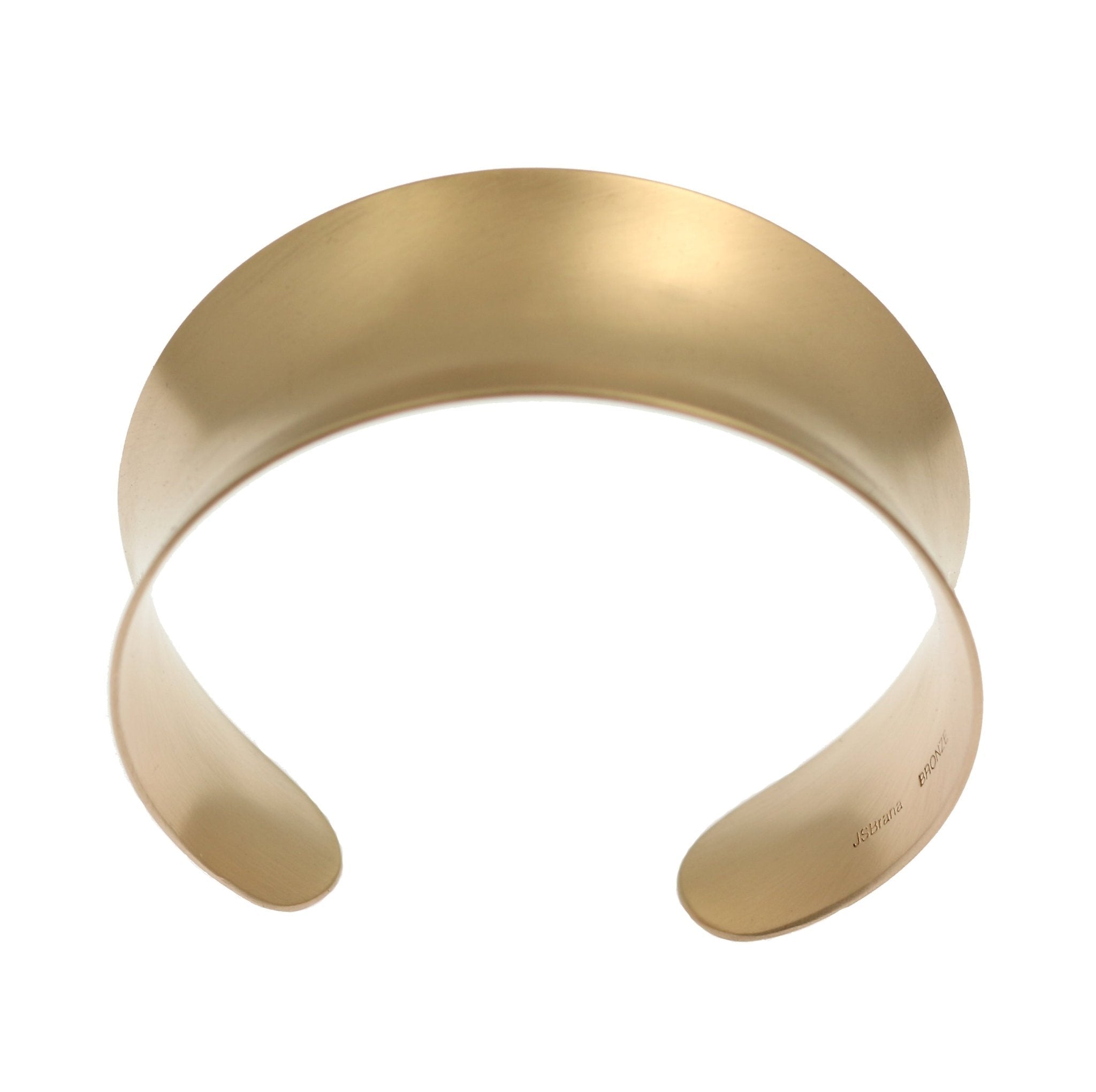Brushed Bronze Anticlastic Cuff Bracelet - Elegant Handmade Jewelry for Women - Boho Chic Accessory for Parties, Weddings & Everyday Wear