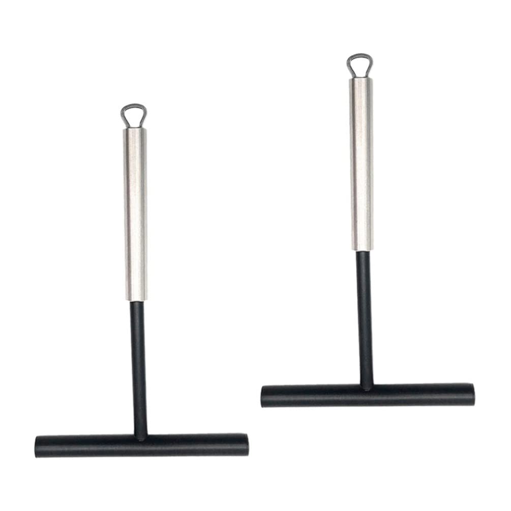 Hemoton 2-Piece Crepe Spreader Set - Nylon & Stainless Steel Pancake Batter Spreaders - Professional Dough Tools for Crepes, Pancakes & Waffles - Perfect for Home Kitchens & Restaurants - Breakfast & Dessert Making Essentials