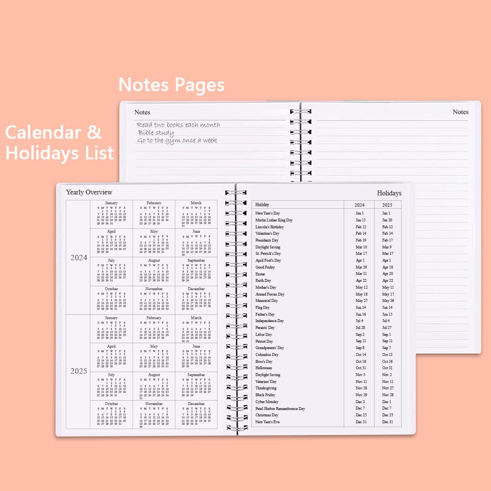 Nokingo Undated Weekly & Monthly Planner for 2025 or Any Year - 5.85