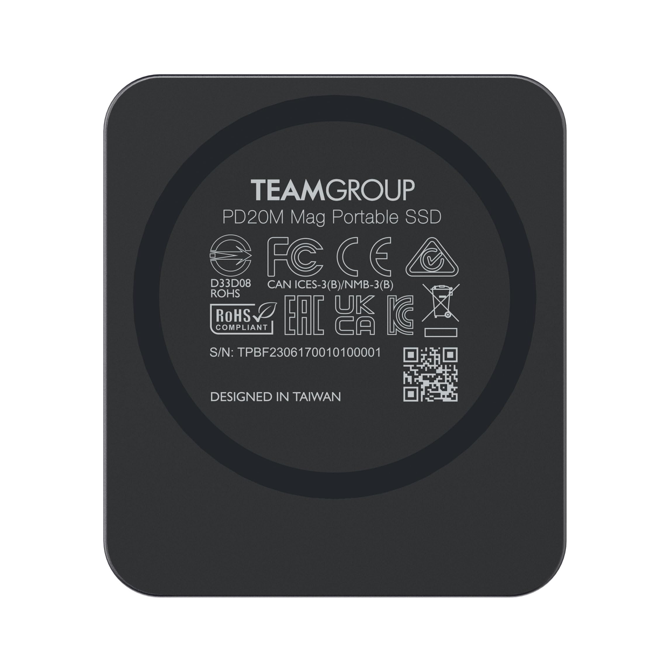 TEAMGROUP PD20M 1TB Portable SSD - 2000MB/s High-Speed External Solid State Drive, USB 3.2 Gen 2x2 Type-C, Compatible with iPhone 15 Series & MacBook - Perfect for 4K Video Editing, Gaming & Data Backup