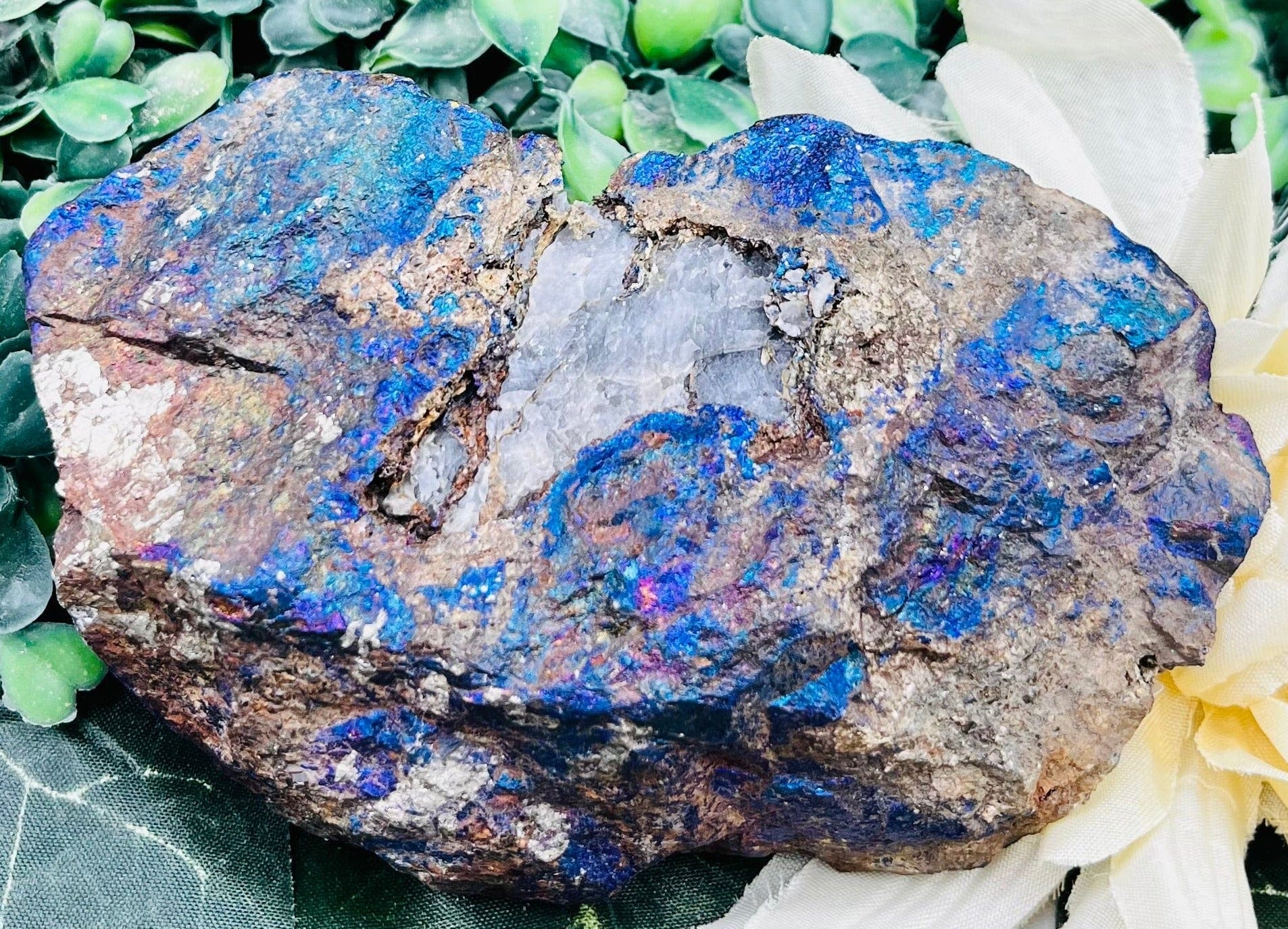 Natural Chalcopyrite Crystal Specimen - Raw Copper Ore Mineral for Collectors, Healing & Decor | Perfect for Rock Collections, Energy Healing & Home Display