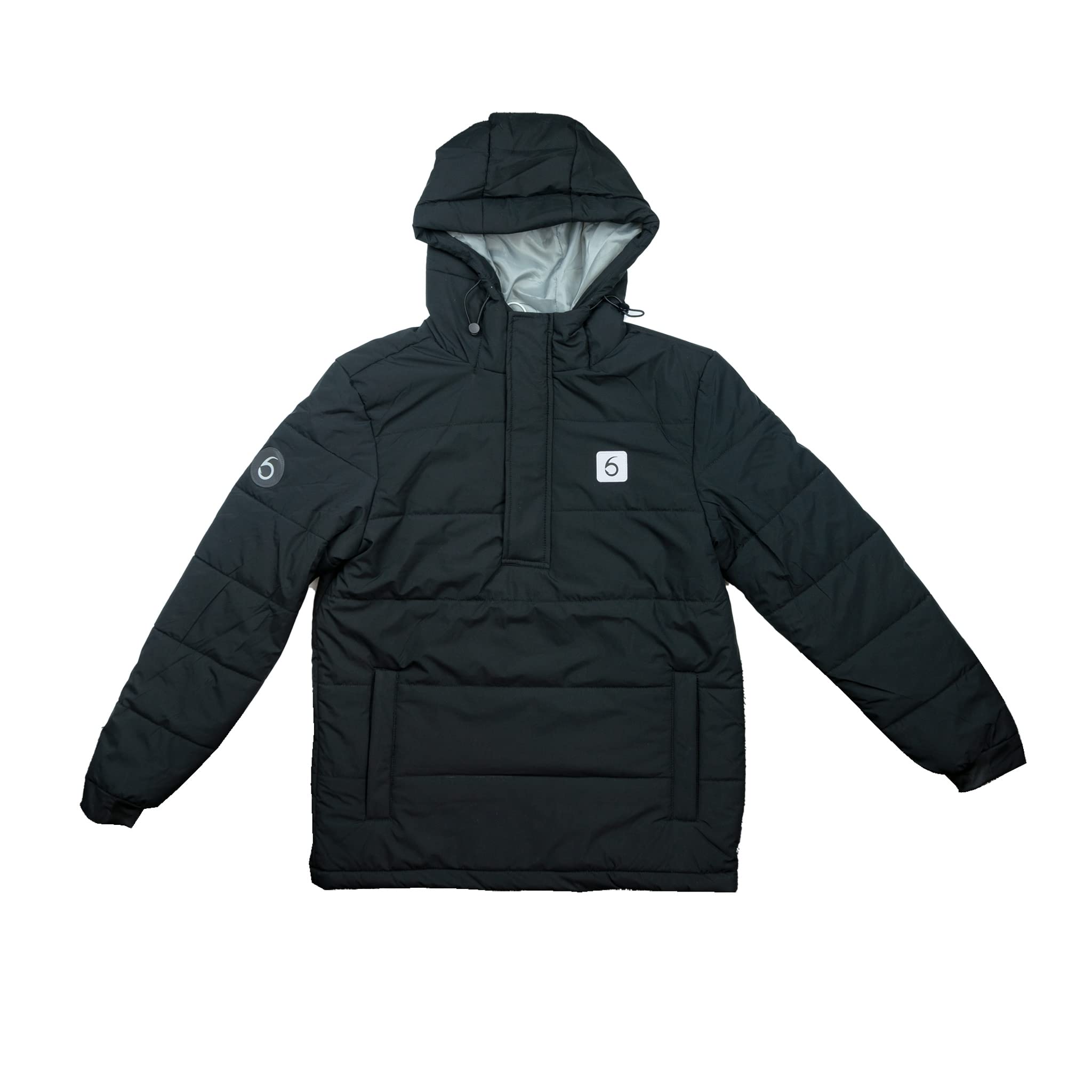 FishDown Hoodie for Men & Women - Soft & Warm Fleece Pullover with Kangaroo Pocket - Black - Perfect for Outdoor Activities, Casual Wear & Cold Weather