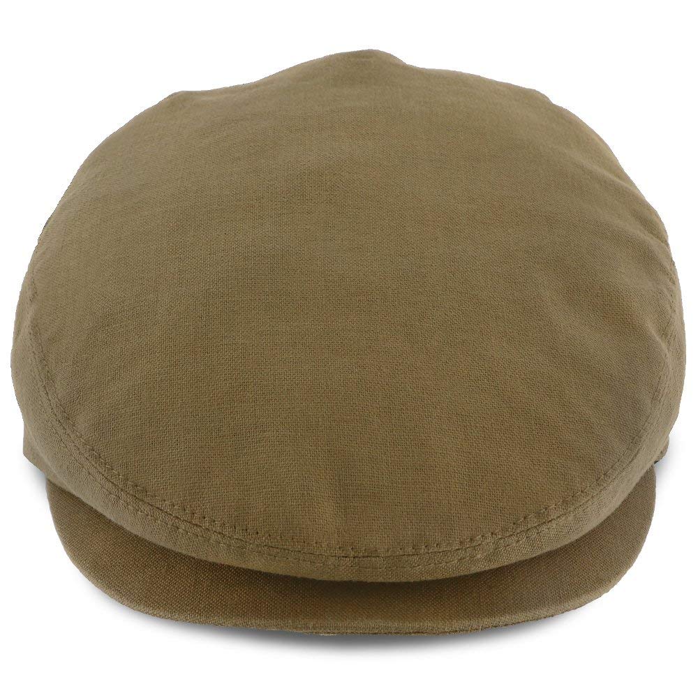 The Sportsman Linen Ivy Cap - Classic Men's Summer Hat for Golf, Fishing & Outdoor Activities