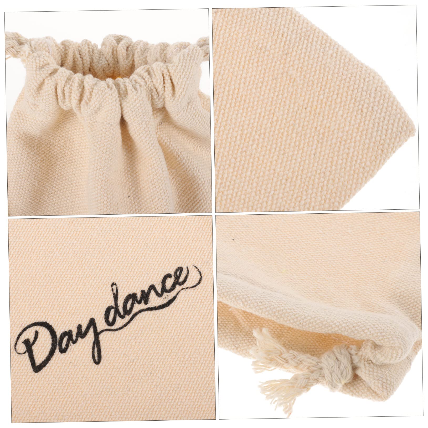 INOOMP Drawstring Canvas Ballet Dance Shoe Bag - Lightweight Storage & Carrying Pouch for Ballet, Jazz, Tap Shoes - Perfect for Dance Classes, Rehearsals & Travel