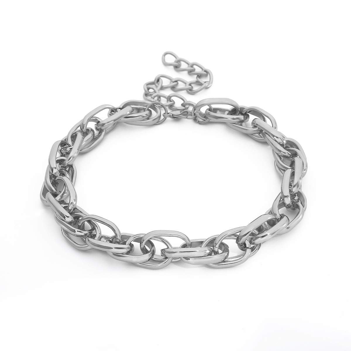 Chunky Cuban Link Chain Necklace for Women - Punk Exaggerated Miami Style Choker Jewelry | Perfect for Layering, Parties, and Bold Fashion Statements
