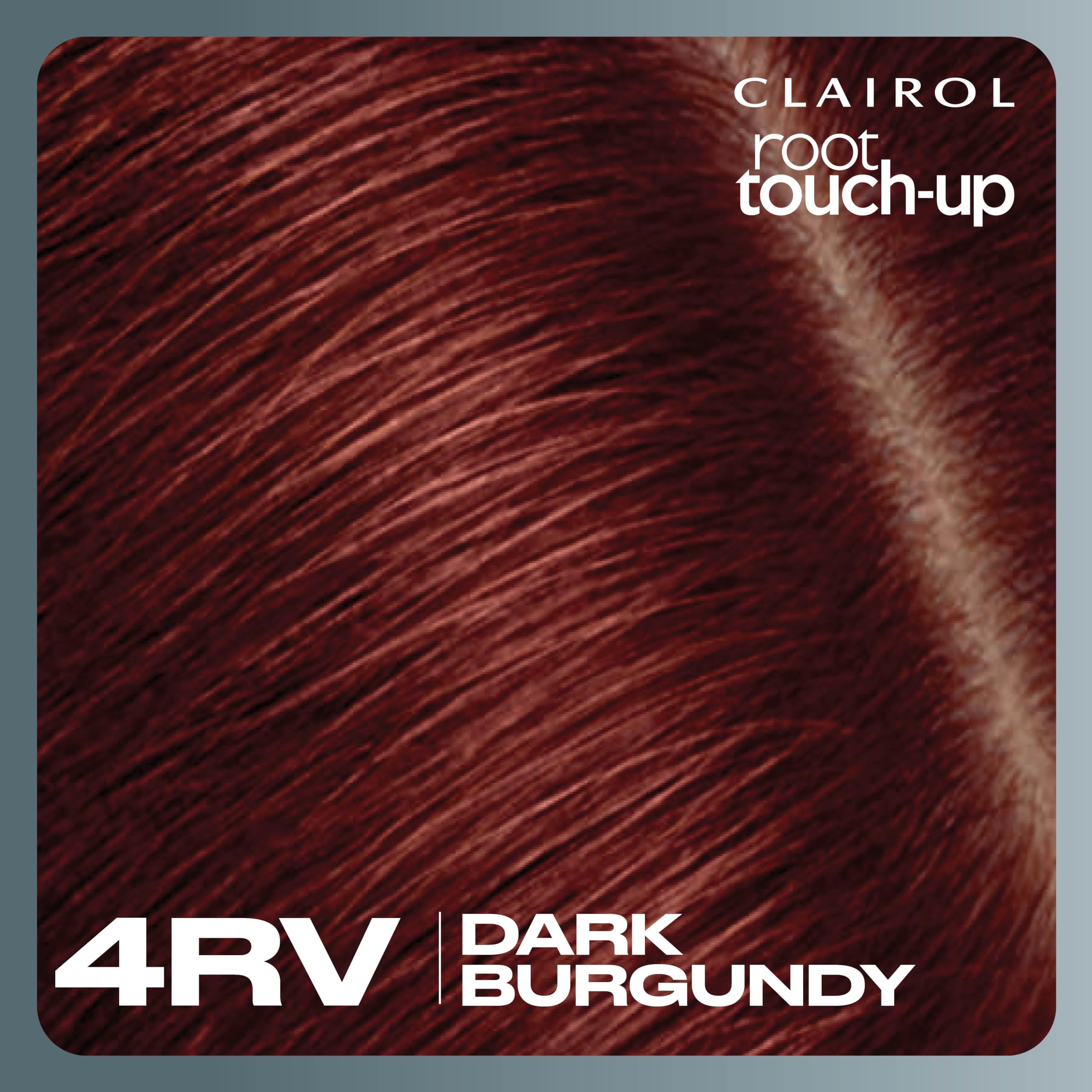 Clairol Root Touch-Up by Nice'n Easy Permanent Hair Dye - 4RV Dark Burgundy Hair Color (1 Pack) | Covers Gray Roots & Provides Long-Lasting Color | Perfect for At-Home Hair Coloring & Quick Root Maintenance