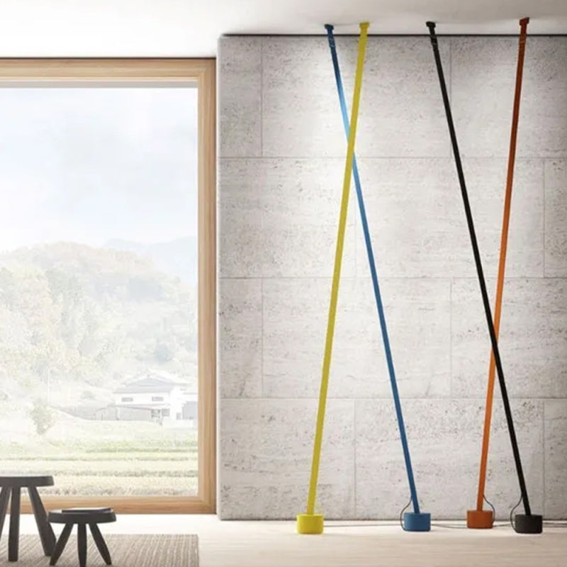 Modern Elastica Arbitrary Floor Lamp - Adjustable Height LED Standing Light for Living Room, Bedroom, or Office - Perfect for Reading, Working, and Ambient Lighting