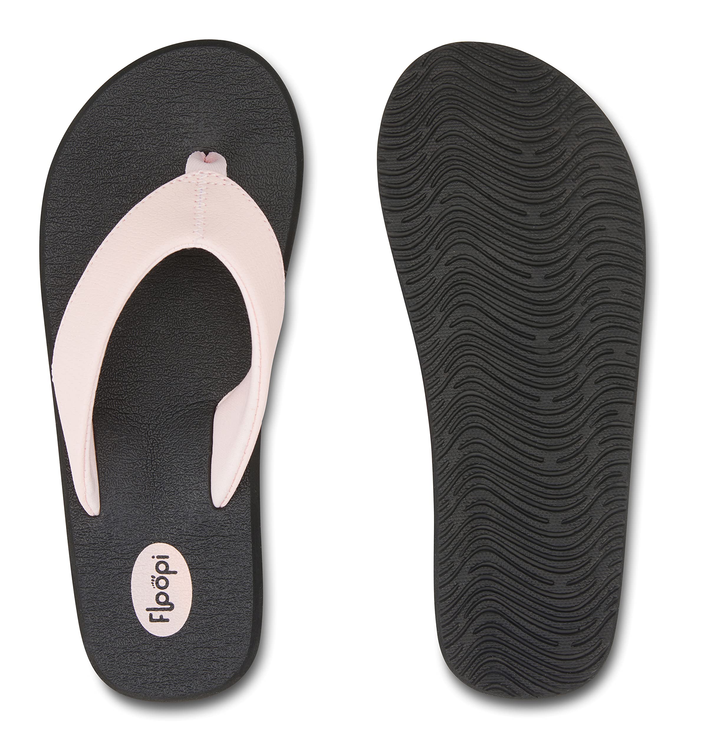 **Floopi Women's Flip Flops - Comfortable Flat Thong Sandals with Anti-Skid Soles for Beach, Yoga, and Indoor/Outdoor Use**