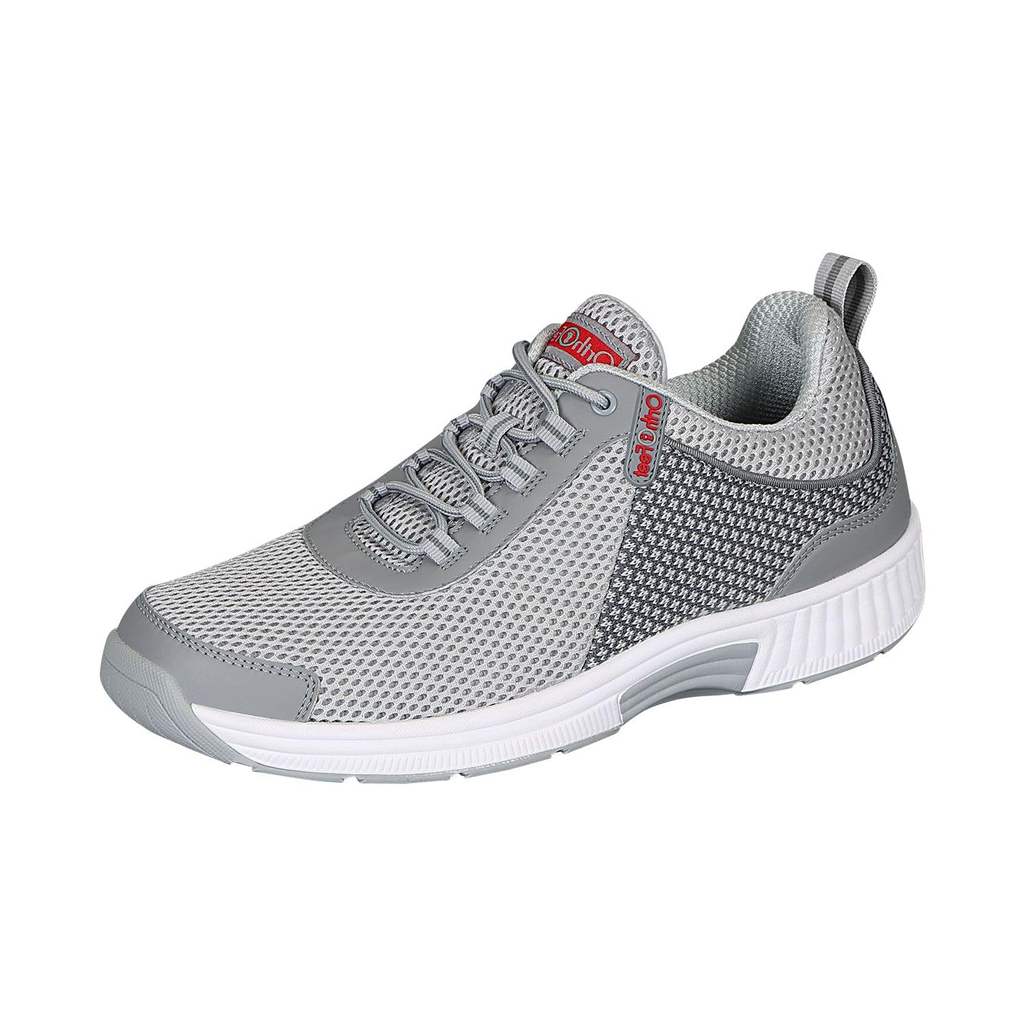 Orthofeet Men's Plantar Fasciitis Shoes for Heel Pain Relief - Therapeutic Walking Shoes with Arch Support, Cushioning Ergonomic Sole & Wide Widths - Ideal for Running, Walking & Standing All Day (Edgewater Collection)