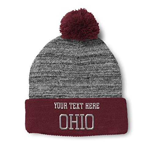 Heather Gray Burgundy Personalized Text Here