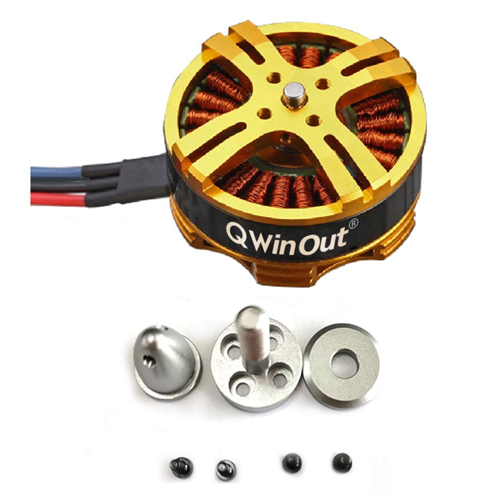 QWinOut 3-6S 380KV 4108 Brushless Motor for DIY Drones - 2080g Thrust, Compatible with 4/6/8-Axis Plant Protection UAVs (6-Pack) - Ideal for Agricultural Spraying, Aerial Photography & FPV Racing