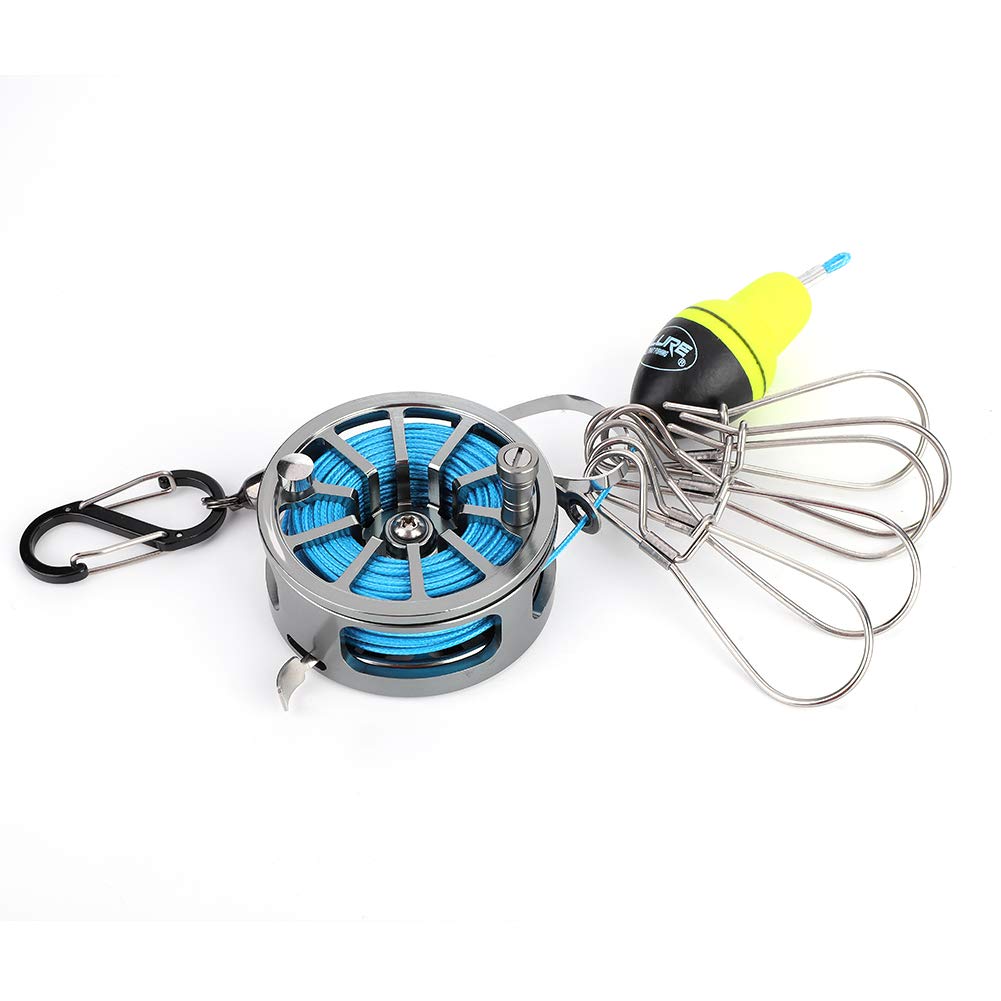 Professional Portable Fish Stringer with 5 Metal Snaps - Outdoor Fishing Gear for Live Catch | Perfect for Kayak, Boat & Shore Fishing