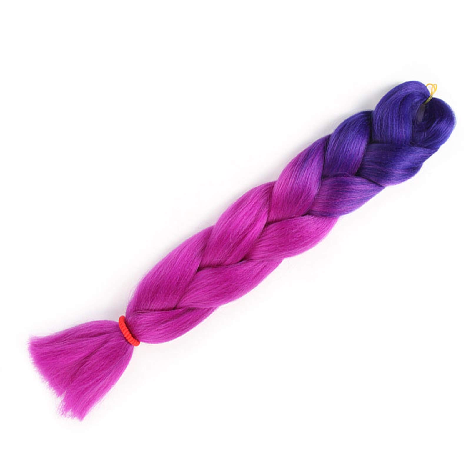 Tickas Jumbo Braid Hair Extensions - 2 Gradient Color Synthetic Fiber Crochet Braids for Women | Twist Braiding Styling Tools for Protective Hairstyles & Cosplay