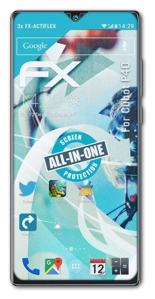 Ultra Clear Flexible Screen Protector for Cubot P40 - 3 Pack HD Anti-Scratch Film - Perfect for Daily Use, Gaming, and Outdoor Activities