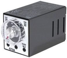 IDEC GT3A-4AF20 Electromechanical Timer Relay - 4-Pole, 20A, General Purpose Industrial Timer for Automation Control Systems | Perfect for HVAC, Motor Control, and Machinery Timing Applications