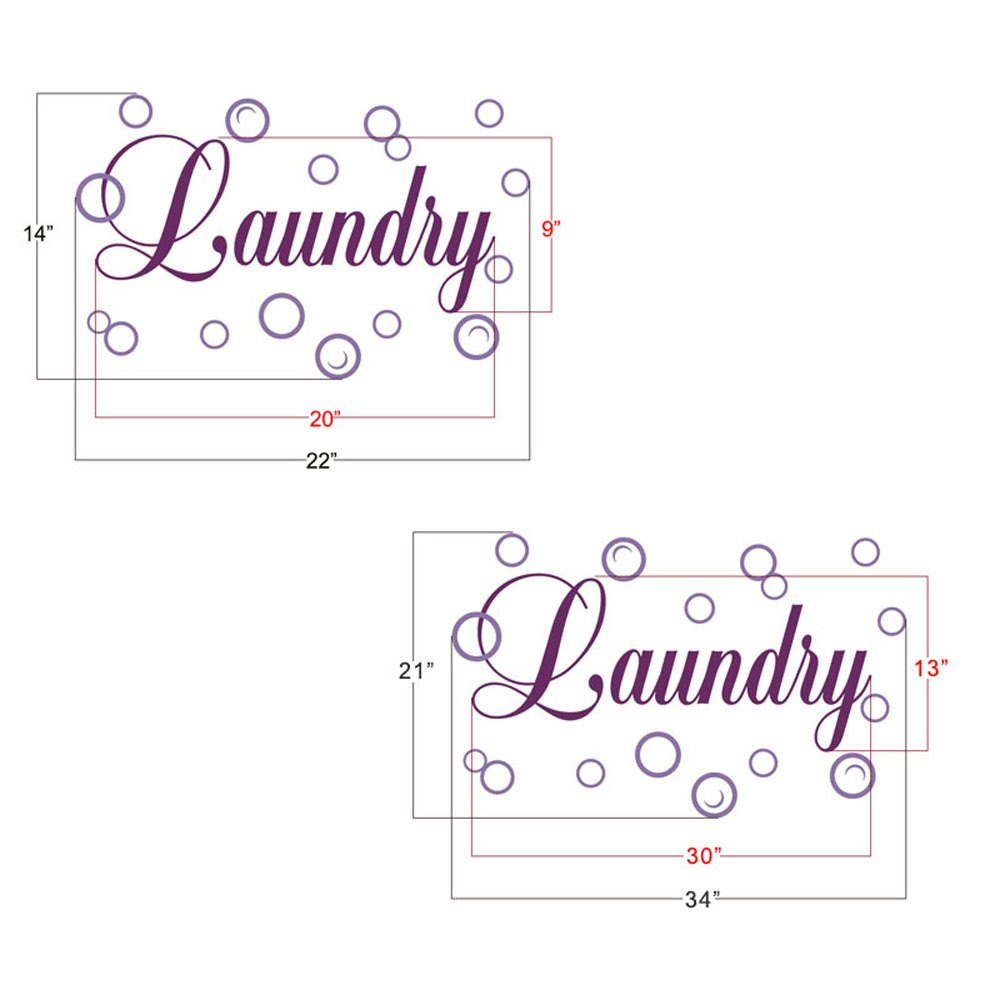 Laundry Room Vinyl Sticker Decal - 14