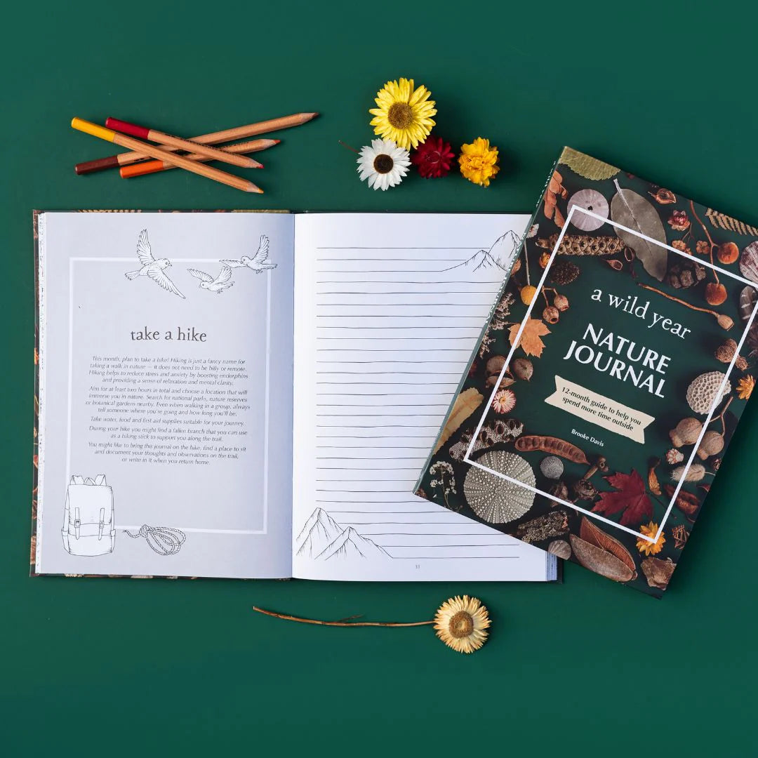 A Wild Year Nature Journal - 365 Days of Outdoor Adventure & Wildlife Observation - Perfect for Hiking, Camping, and Nature Exploration