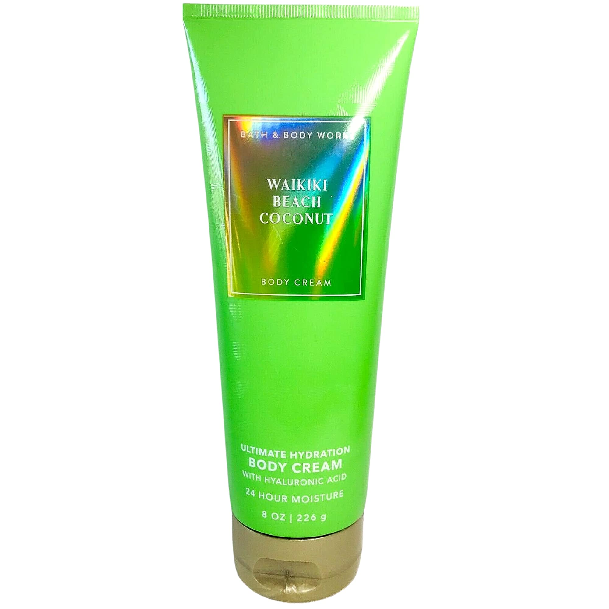 Bath and Body Works Gift Set of 2 - 8 oz Waikiki Beach Coconut Body Creams | Moisturizing Skincare Duo | Perfect for Spa Days & Tropical Getaways