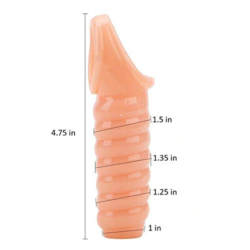 Premium Penis Extension Sleeve for Men - Couples Sex Toy Enhancer for Increased Length & Girth - Perfect for Spicing Up Intimate Moments & Role Play Scenes