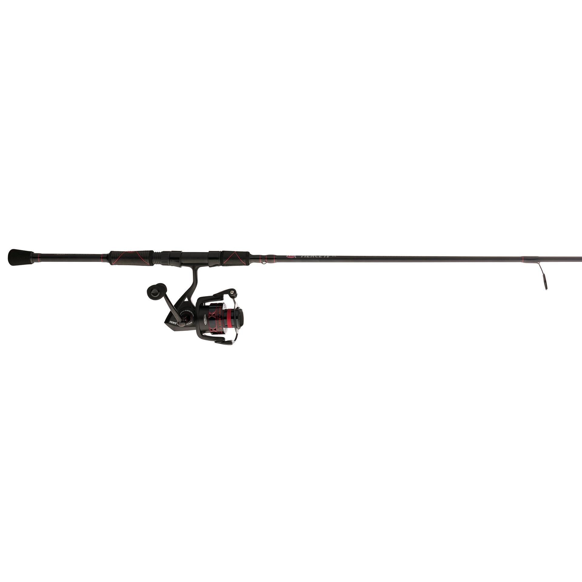 Fierce® IV LE Spinning Rod and Reel Combo - Premium Fishing Gear for Freshwater & Saltwater Anglers | Perfect for Bass, Trout, and Inshore Fishing