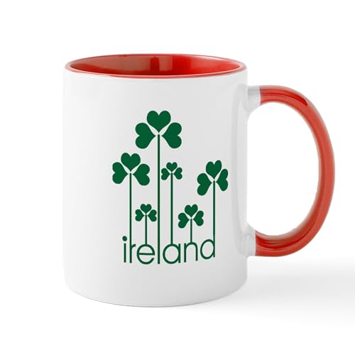 White/Red Inside - Ireland Mug