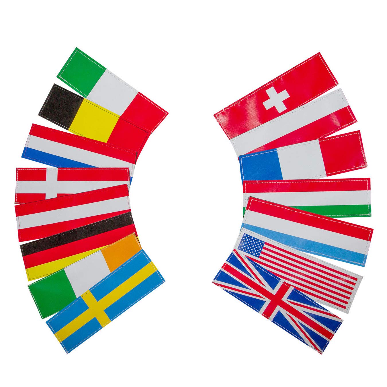 USA National Flag Patches - Large Size (1 Pair) - Hook & Loop Backing for Military, Tactical Gear & Backpacks - Patriotic Accessories for Veterans & Outdoor Enthusiasts