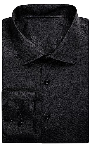 Woven Dark Black Striped