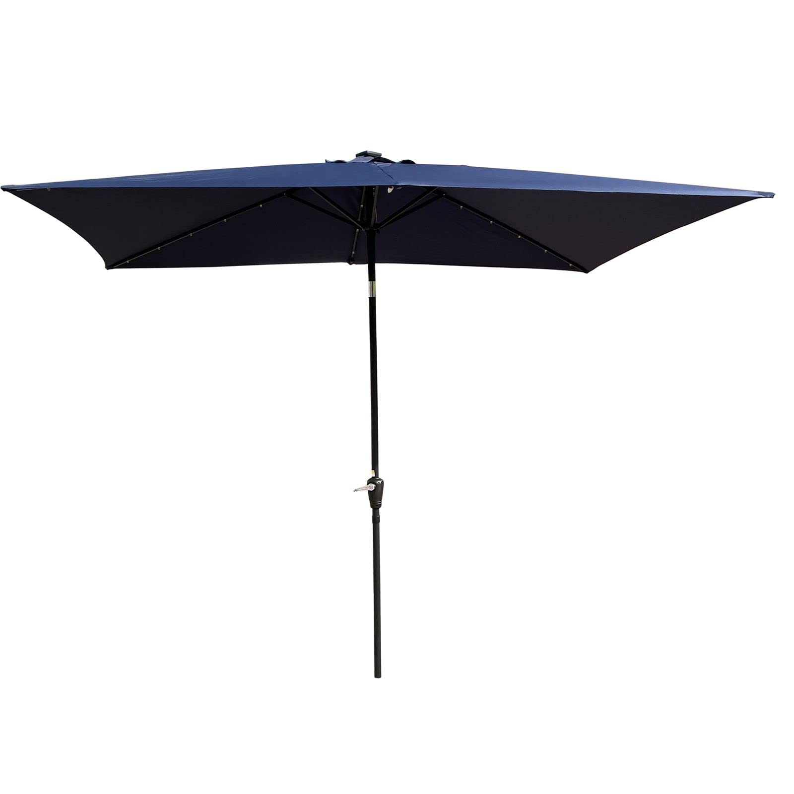 Solar Powered Patio Umbrella Lights - Windproof & Rustproof Cantilever Outdoor Umbrella with LED Lights for Patio, Lawn, Garden, Deck & Backyard | Perfect for Outdoor Dining, Poolside Relaxation & Garden Parties