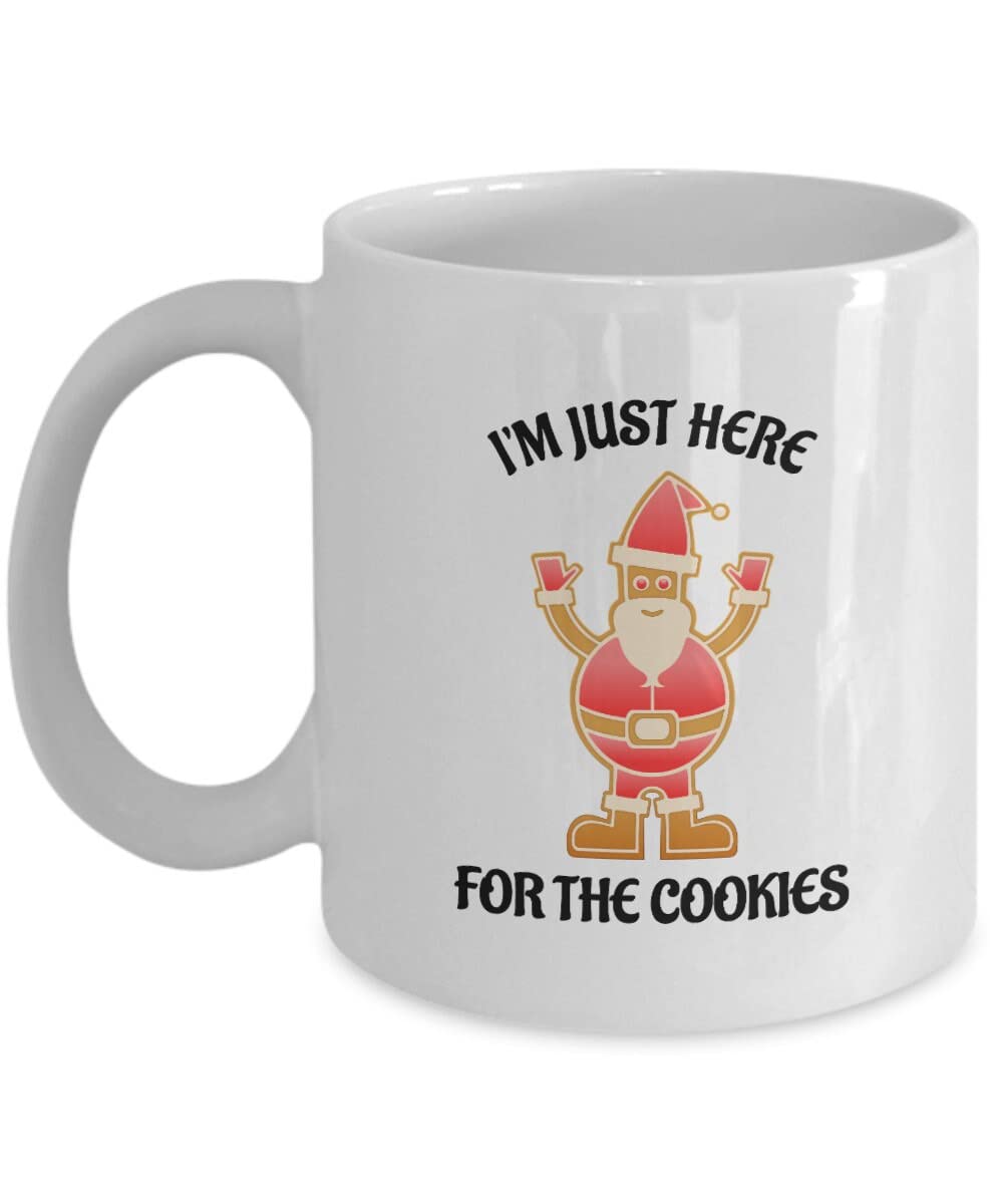 Santa Mug for Cookies - Holiday Gift & Coffee Cup for Christmas