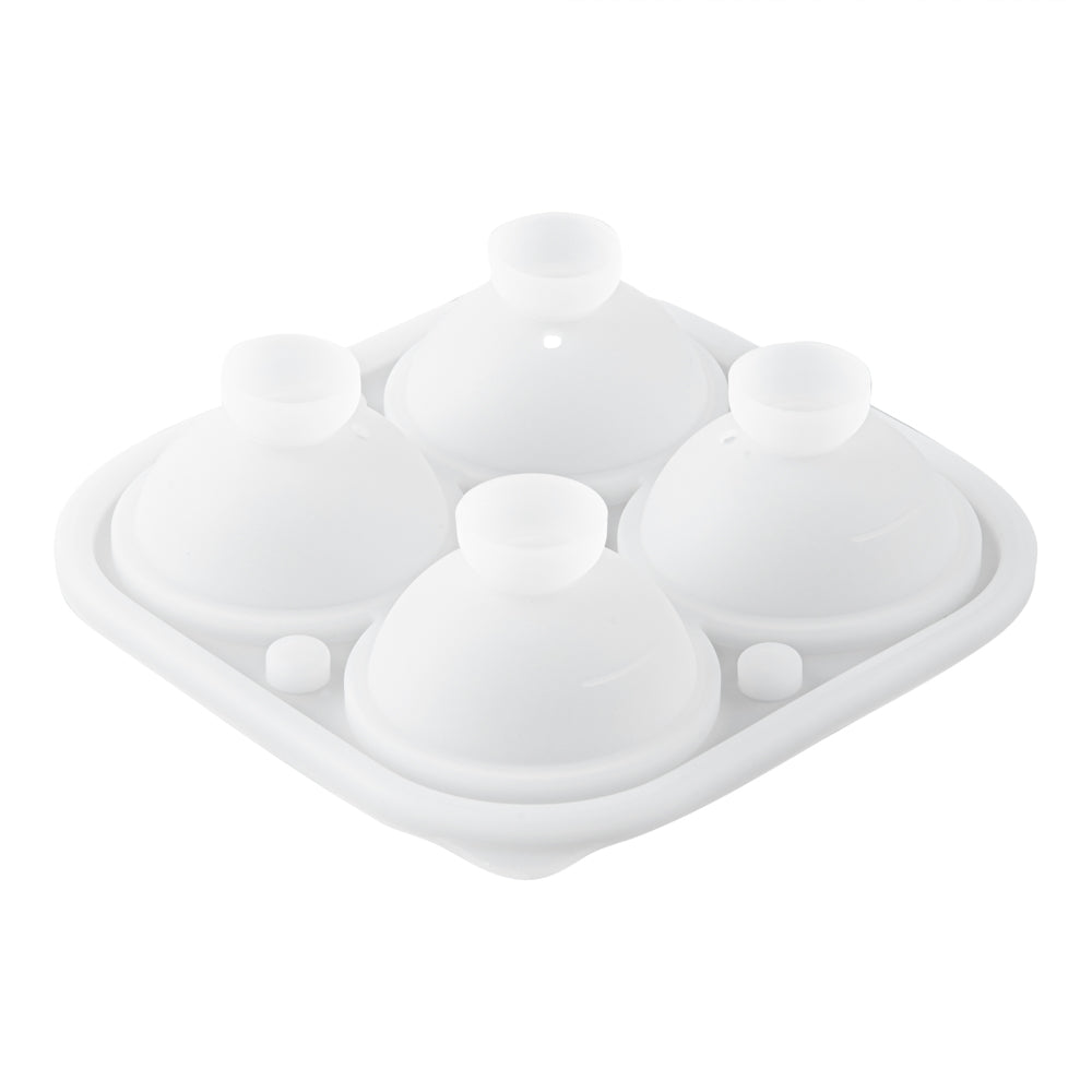 Premium Black Silicone Ice Cube Tray with 2 Rose & 4 Compartment Designs - 1 Count Box - Perfect for Cocktails, Champagne & Romantic Dinner Decorations