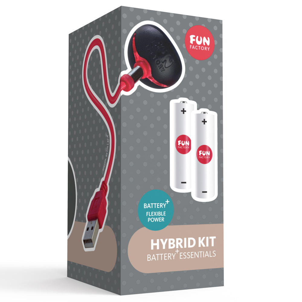 Fun Factory Hybrid Kit - Premium Adult Pleasure Product for Couples & Solo Use - Enhance Intimacy & Sensation in Bedroom or Travel